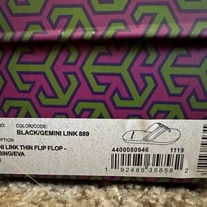 Tory Burch Gemini link flip flop NIB